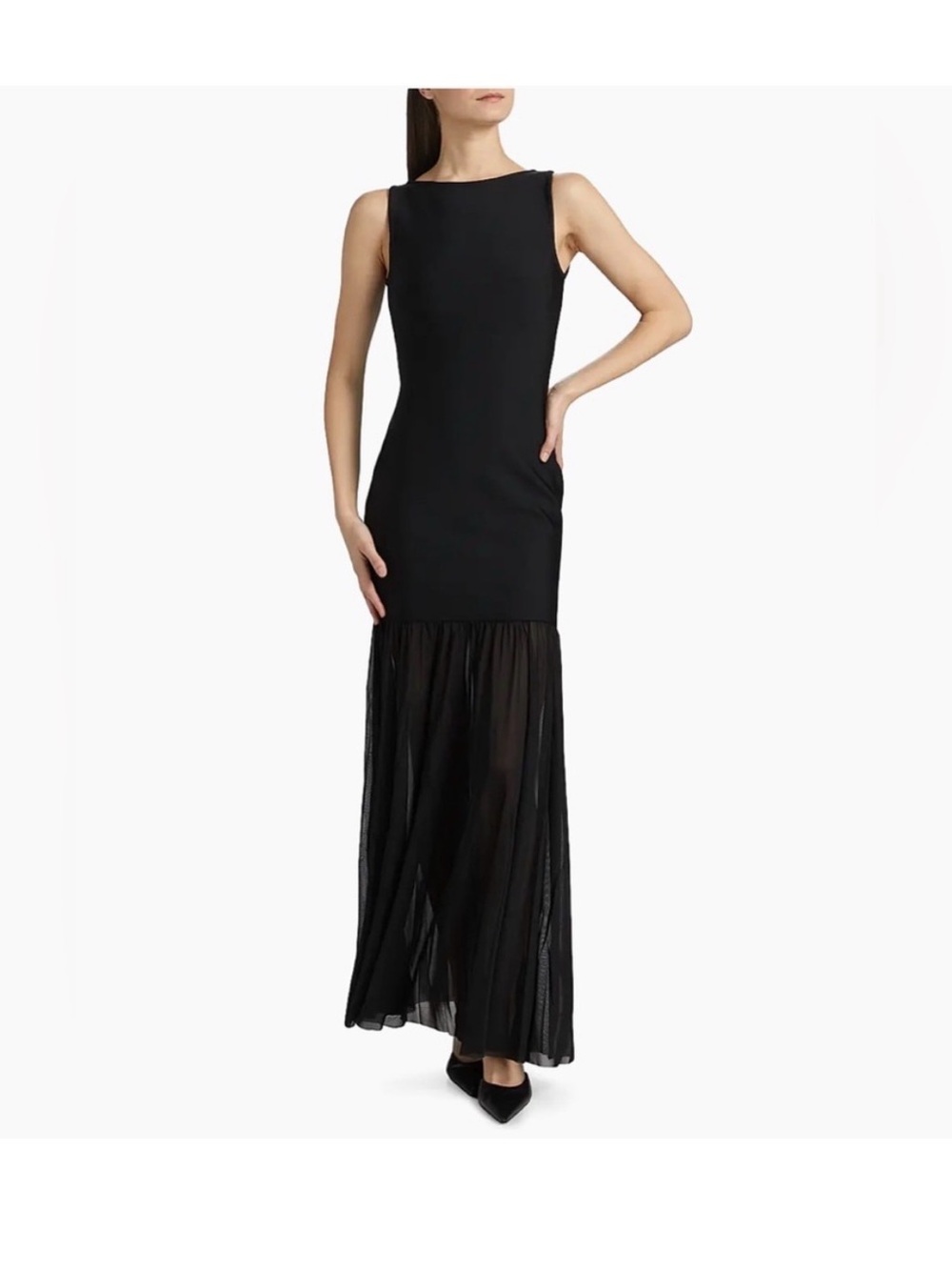 NWT As It May Athens Sleeveless Chiffon Skirt Dress - Small